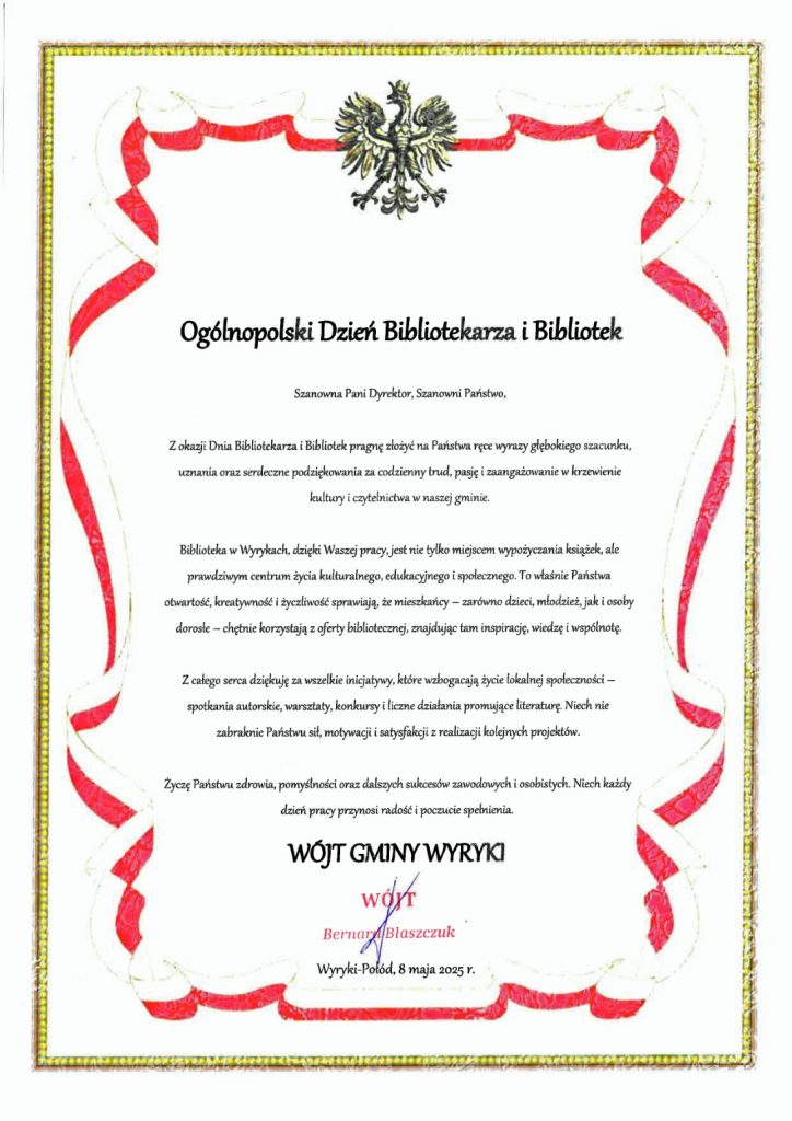 List gratulacyjny