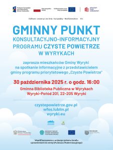 Plakat spotkanie Czyste Powietrze 2025