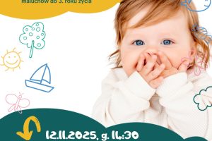 Plakat warsztatów „Bezpieczny start w wielki świat” – bezpłatne spotkanie dla rodziców w Wyrykach